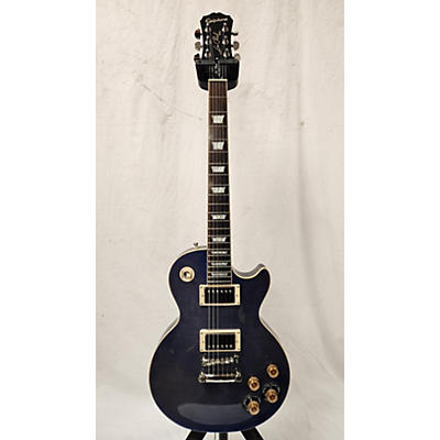 Epiphone Used Epiphone Les Paul Tribute Plus Transparent Blue Solid Body Electric Guitar