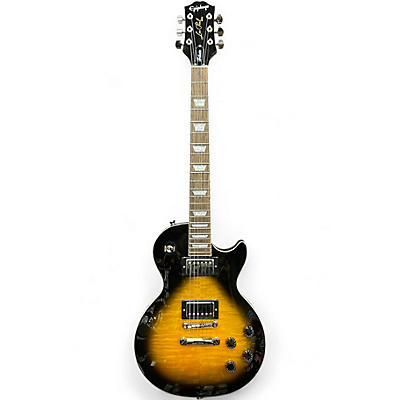 Used Epiphone Les Paul Tribute Plus Vintage Sunburst Solid Body Electric Guitar