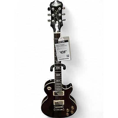 Used Epiphone Les Paul Tribute Plus Wine Red Solid Body Electric Guitar