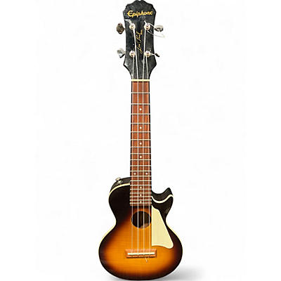 Used Epiphone Les Paul Ukulele 2 Tone Sunburst Ukulele