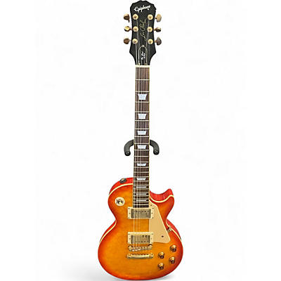 Used Epiphone Les Paul Ultra Copper Burst Solid Body Electric Guitar