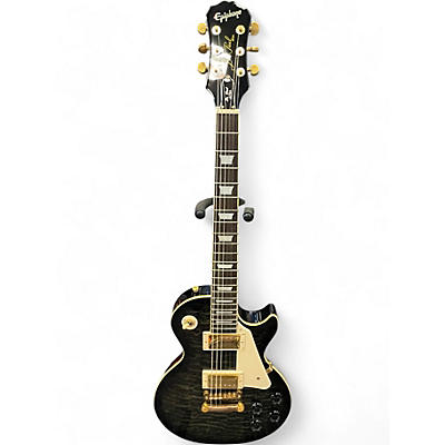 Used Epiphone Les Paul Ultra II Trans Black Solid Body Electric Guitar