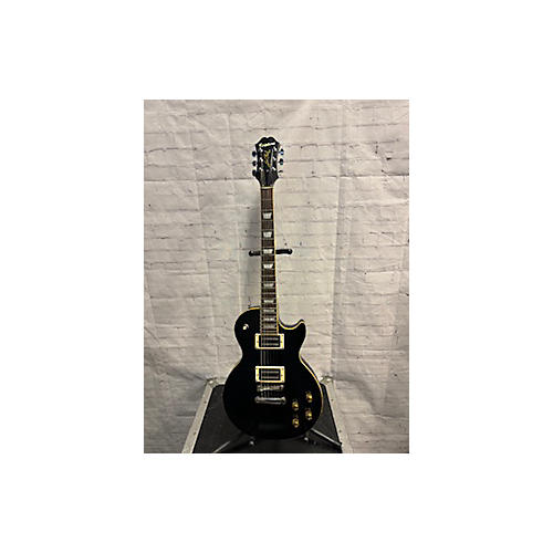 Epiphone Used Epiphone Les Paul Vivian Campbell Ebony Solid Body Electric Guitar Ebony