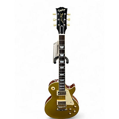 Used Epiphone Les Paul inspired by gibson Gold Solid Body Electric Guitar
