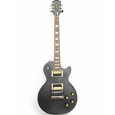 Used Epiphone Les Paul traditional pro IV Satin Black Solid Body Electric Guitar