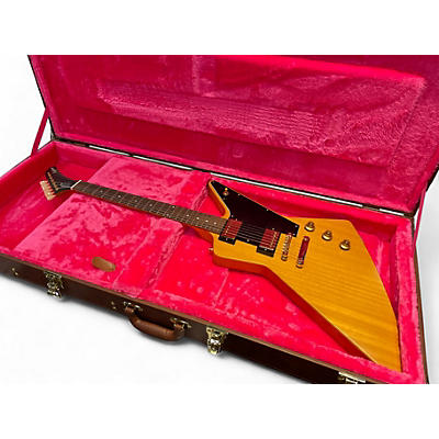 Used Epiphone Limited Edition '58 Korina Explorer Natural Solid Body Electric Guitar