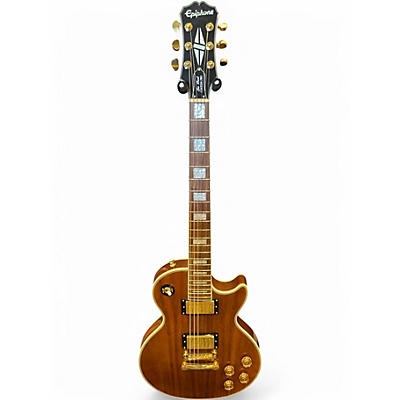 Used Epiphone Limited Edition Les Paul Custom Pro Koa Natural Solid Body Electric Guitar