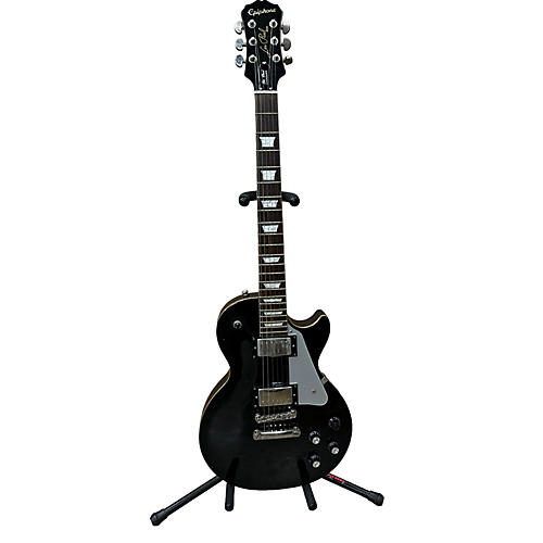 Epiphone Used Epiphone Limited Edition Les Paul Standard Black Solid Body Electric Guitar Black