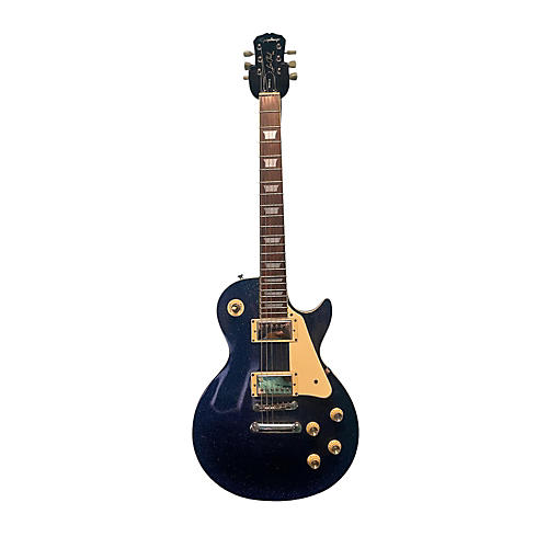 Epiphone Used Epiphone Limited Edition Les Paul Standard Sparkle Flake Blue Sparkle Solid Body Electric Guitar Blue Sparkle