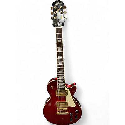 Used Epiphone Limited Edition Les Paul Standard Sparkle Flake Red Sparkle Solid Body Electric Guitar