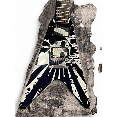 Used Epiphone Love/Death Baritone Flying V Black Baritone Guitars