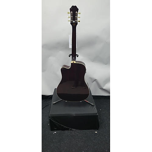 Epiphone Used Epiphone Ltd Ed Hummingbird Performer 2 Tone Sunburst Acoustic Electric Guitar 2 Tone Sunburst