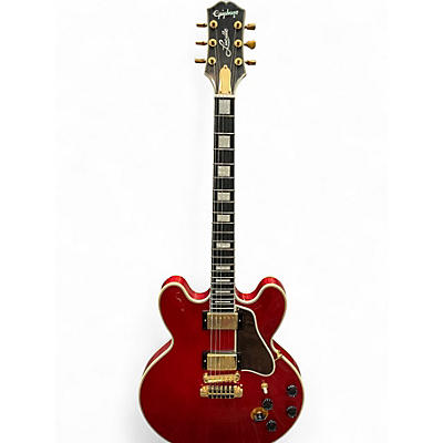 Used Epiphone Lucille Cherry Hollow Body Electric Guitar