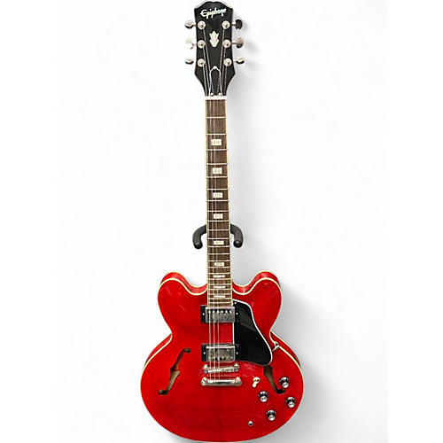Used Epiphone MARTY SCHWARTZ ES335 Cherry Hollow Body Electric Guitar Cherry