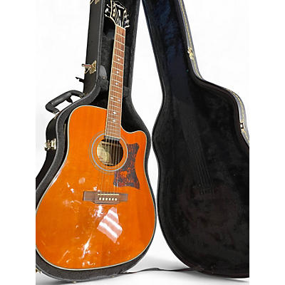 Used Epiphone MASTERBILT DR-500MCE Natural Acoustic Electric Guitar