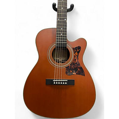 Used Epiphone MASTERBILT EF-500RCCE Vintage Natural Acoustic Electric Guitar