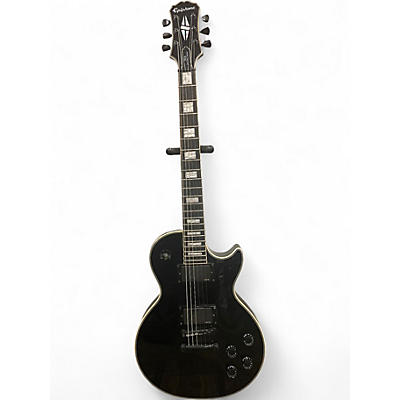 Used Epiphone MKH LES PAUL CUSTOM Ebony Solid Body Electric Guitar