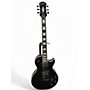 Used Epiphone MKH LES PAUL CUSTOM MATT HEAFY SIGNATURE 6 STRING Ebony Solid Body Electric Guitar Ebony