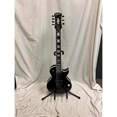 Epiphone Used Epiphone MKH Les Paul Custom Black Solid Body Electric Guitar