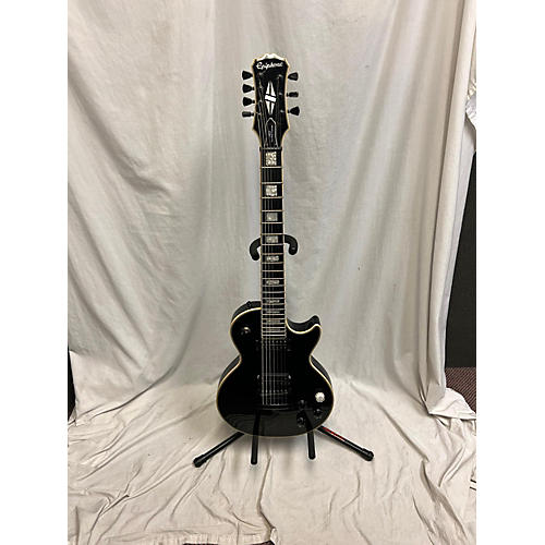 Epiphone Used Epiphone MKH Les Paul Custom Black Solid Body Electric Guitar Black