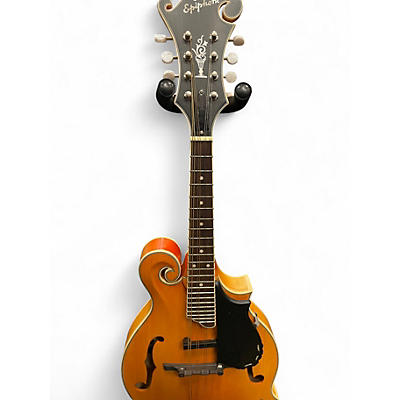 Used Epiphone MM50E F Style Vintage Natural Mandolin