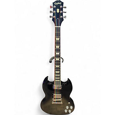 Used Epiphone MODERN SG TRANSPARENT BLACK Solid Body Electric Guitar