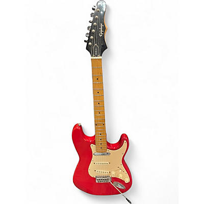 Used Epiphone Made in Korea Doublecut RED Solid Body Electric Guitar