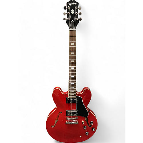 Epiphone Used Epiphone Marty Schwartz Signature ES-335 Cherry Hollow Body Electric Guitar Cherry