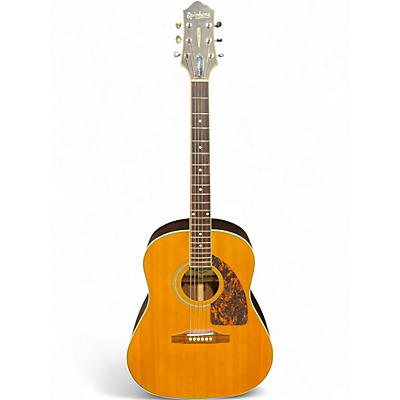 Used Epiphone MasterBilt AJ-500RE Natural Acoustic Electric Guitar