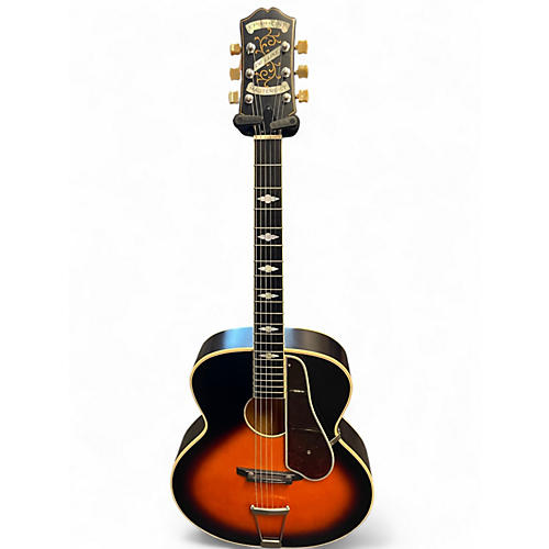 Used Epiphone Masterbilt Century Series De Luxe 3 Tone Sunburst Acoustic Electric Guitar 3 Tone Sunburst