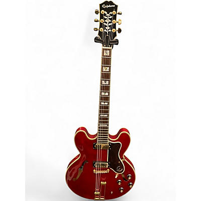 Used Epiphone Masterbilt Gem Archer Sheraton Cherry Red Hollow Body Electric Guitar