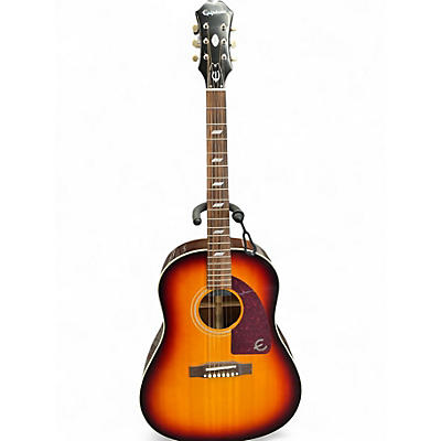 Used Epiphone Masterbilt Texan FT79 Sunburst Acoustic Electric Guitar