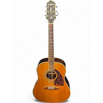 Used Epiphone Masterbuilt AJ-500RE Natural Acoustic Electric Guitar