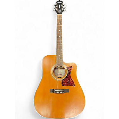 Used Epiphone Masterbuilt DR-400 MCE NAS Vintage Natural Acoustic Electric Guitar