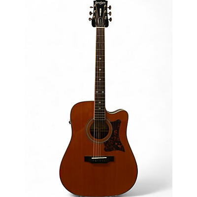 Used Epiphone Masterbuilt DR-500MCE Natural Acoustic Electric Guitar
