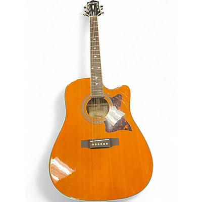 Used Epiphone Masterbuilt DR-500MCE Natural Acoustic Electric Guitar