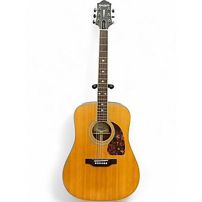 Used Epiphone Masterbuilt DR500MNS Natural Acoustic Guitar