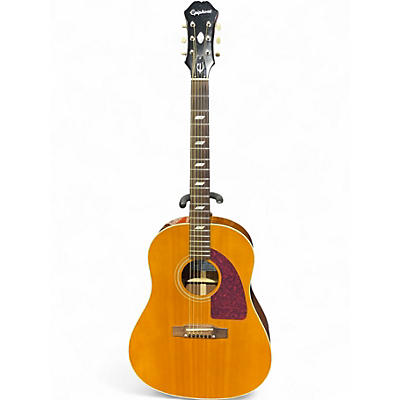 Used Epiphone Masterbuilt FT79 Texan Natural Acoustic Guitar