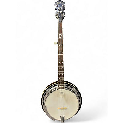 Used Epiphone Masterbuilt Natural Banjo