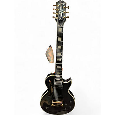 Used Epiphone Matt Heafy Les Paul Custom 7 Black Solid Body Electric Guitar