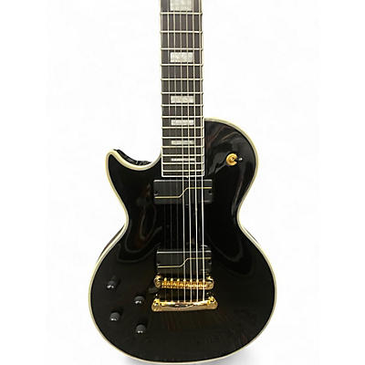 Used Epiphone Matt Heafy Les Paul Custom 7 Black Solid Body Electric Guitar