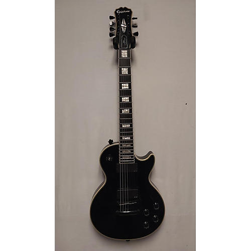 Epiphone Used Epiphone Matt Heafy Les Paul Custom 7 Ebony Solid Body Electric Guitar Ebony