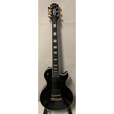 Epiphone Used Epiphone Matt Heafy Les Paul Custom 7 Ebony Solid Body Electric Guitar