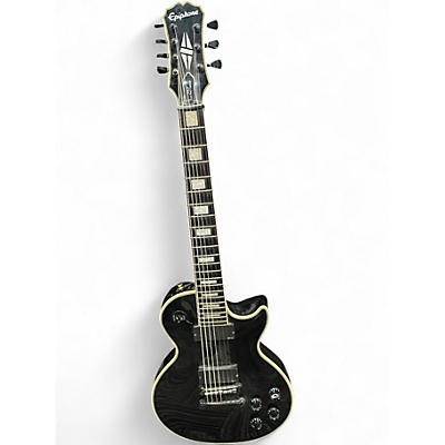 Used Epiphone Matt Heafy Les Paul Custom 7 Ebony Solid Body Electric Guitar