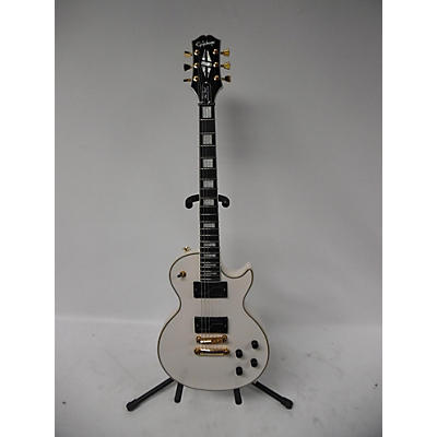 Epiphone Used Epiphone Matt Heafy Les Paul Custom Alpine White Solid Body Electric Guitar