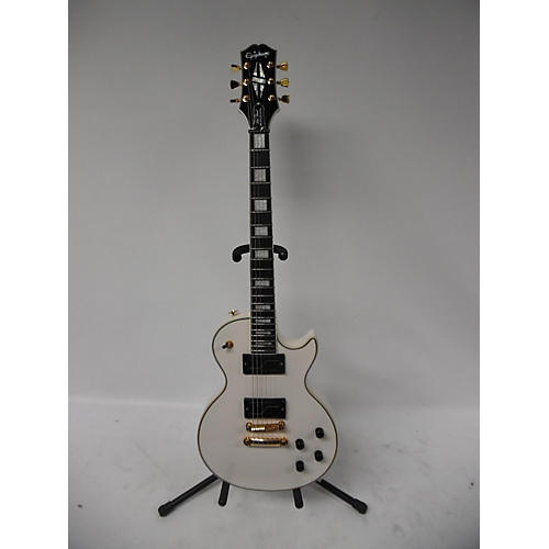 Epiphone Used Epiphone Matt Heafy Les Paul Custom Alpine White Solid Body Electric Guitar Alpine White