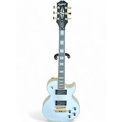 Epiphone Used Epiphone Matt Heafy Les Paul Custom Alpine White Solid Body Electric Guitar