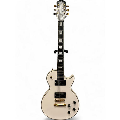 Epiphone Used Epiphone Matt Heafy Les Paul Custom Alpine White Solid Body Electric Guitar Alpine White