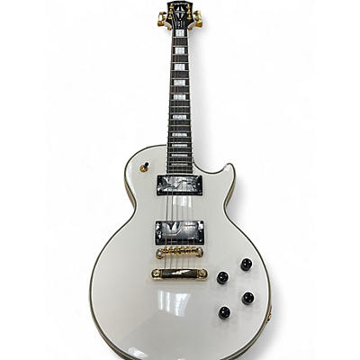 Used Epiphone Matt Heafy Les Paul Custom BONE WHITE Solid Body Electric Guitar