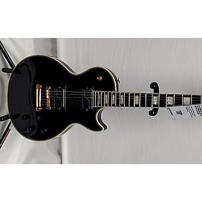 Epiphone Used Epiphone Matt Heafy Les Paul Custom Black And Gold Solid Body Electric Guitar